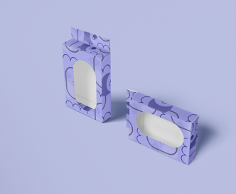 Hanging Tab box with Window